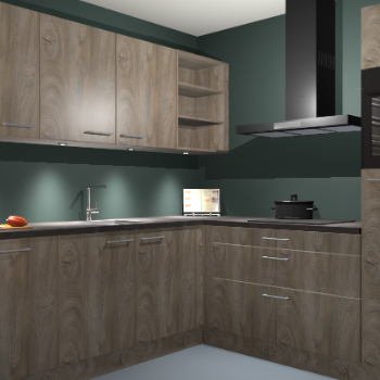 Cantaro eiken keuken Luanda 29627