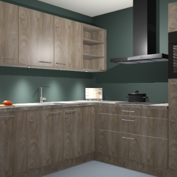 Cantaro eiken keuken Luanda 29651