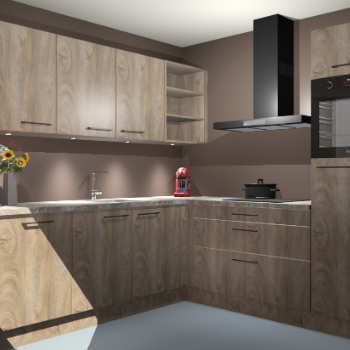 Cantaro eiken keuken Luanda 29636