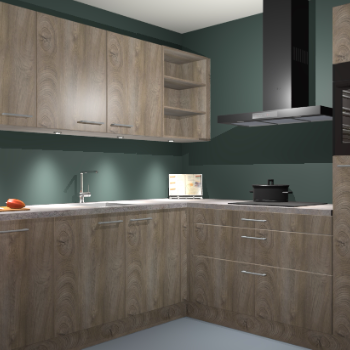 Cantaro eiken keuken Luanda 29652