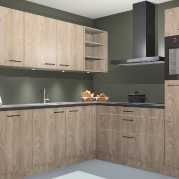 Cantaro eiken keuken Luanda 29649