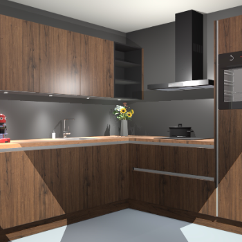 Noten greeploze keuken Luanda 29657