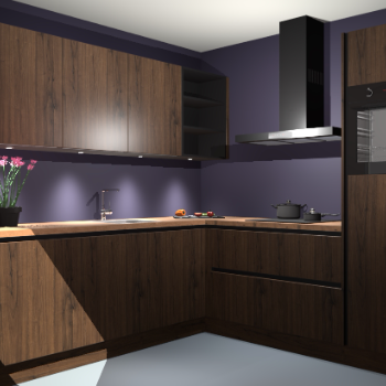 Noten greeploze keuken Luanda 29660