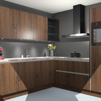 Noten greeploze keuken Luanda 29675