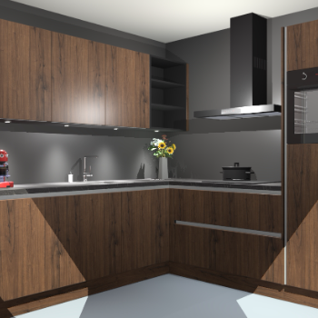 Noten greeploze keuken Luanda 29687