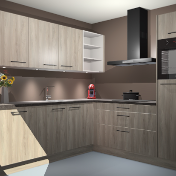 Vuren keuken Luanda 29744