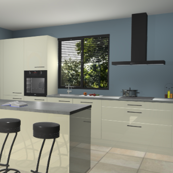 Magnolia hoogglans keuken Bonaire 29820