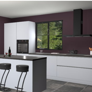 Sneeuwwitte greeploze keuken Bonaire 29938