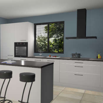 Zijdegrijze keuken Bonaire 30099