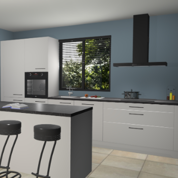 Zijdegrijze keuken Bonaire 30117