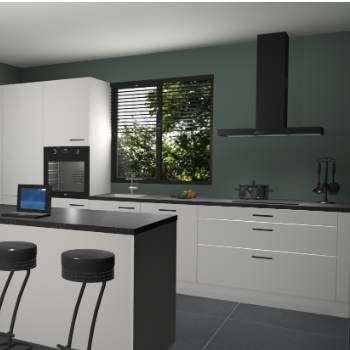 Zijdegrijze keuken Bonaire 30118