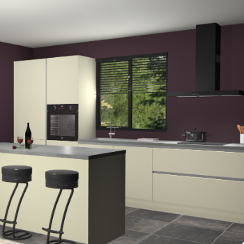 Magnolia greeploze keuken Bonaire 30128