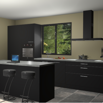 Zwarte keuken Bonaire 30162