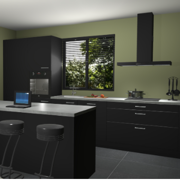 Zwarte keuken Bonaire 30163