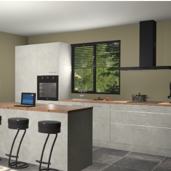 Beton opaal keuken Bonaire 30485