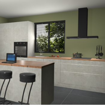 Beton opaal keuken Bonaire 30486