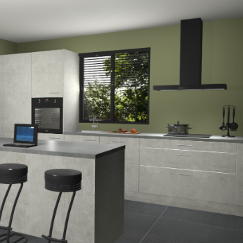 Beton opaal keuken Bonaire 30492