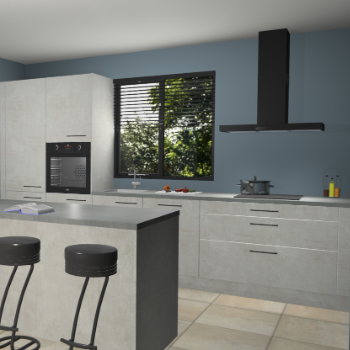 Beton opaal keuken Bonaire 30494