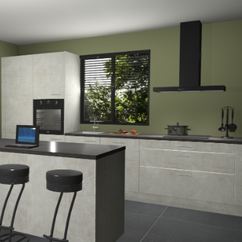 Beton opaal keuken Bonaire 30498