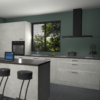 Beton opaal keuken Bonaire 30501