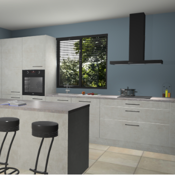 Beton opaal keuken Bonaire 30512