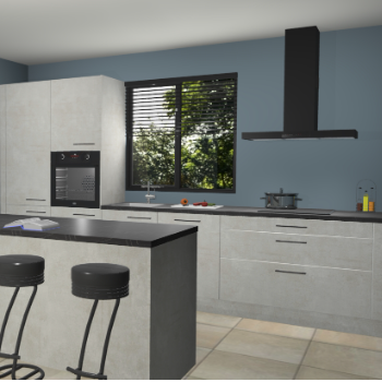 Beton opaal keuken Bonaire 30518