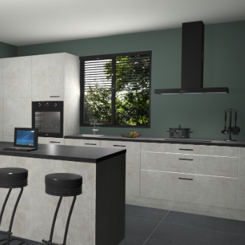 Beton opaal keuken Bonaire 30519