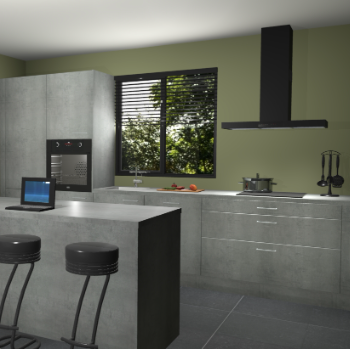 Beton parelgrijze keuken Bonaire 30529