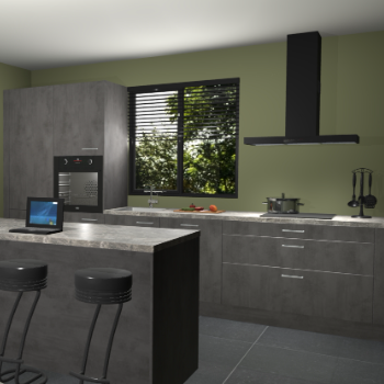 Beton antraciet keuken Bonaire 30577