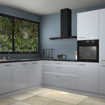 Sneeuwwitte hoogglans keuken IJsland 30766