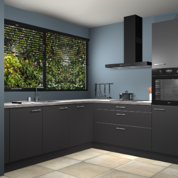 Onyxgrijze keuken IJsland 30955