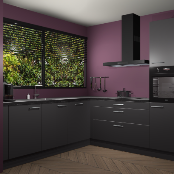 Onyxgrijze keuken IJsland 30960