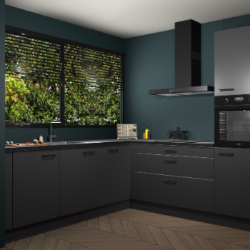 Onyxgrijze keuken IJsland 30964