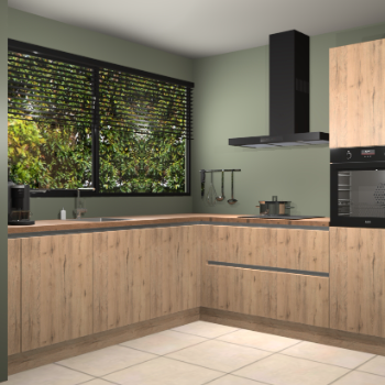 Madera natuur greeploze keuken IJsland 30975