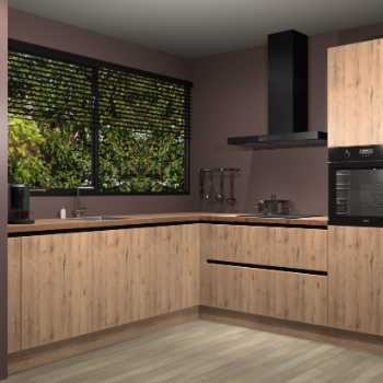 Madera natuur greeploze keuken IJsland 30978