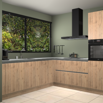 Madera natuur greeploze keuken IJsland 30982