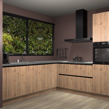 Madera natuur greeploze keuken IJsland 30985