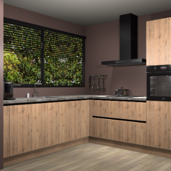 Madera natuur greeploze keuken IJsland 30997