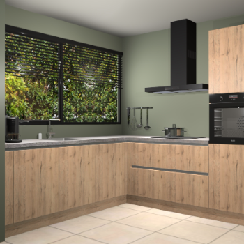 Madera natuur greeploze keuken IJsland 31000