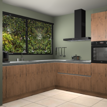 Astoria eiken greeploze keuken IJsland 31019