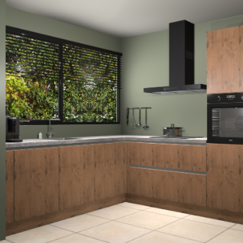 Astoria eiken greeploze keuken IJsland 31037