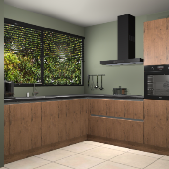 Astoria eiken greeploze keuken IJsland 31043