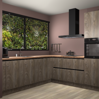 Cantaro eiken greeploze keuken IJsland 31052