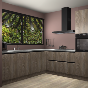 Cantaro eiken greeploze keuken IJsland 31058