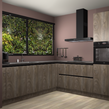 Cantaro eiken greeploze keuken IJsland 31064