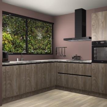 Cantaro eiken greeploze keuken IJsland 31070