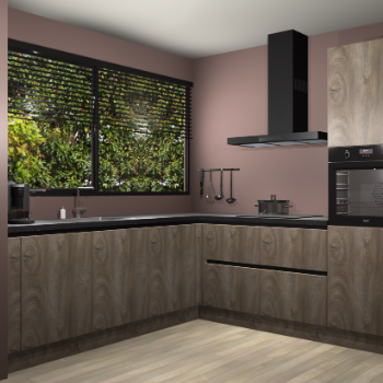 Cantaro eiken greeploze keuken IJsland 31082