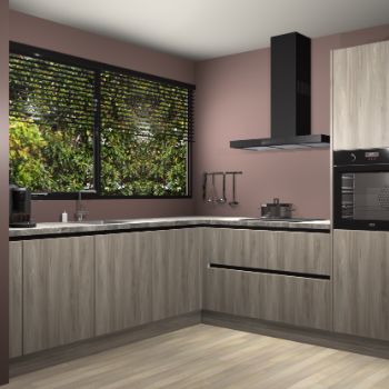 Vuren greeploze keuken IJsland 31260