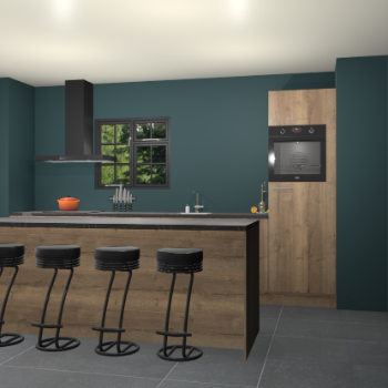 Chocolade eiken keuken Palau 31368