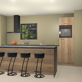 Chocolade eiken keuken Palau 31402